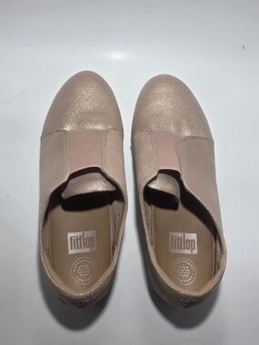 FitFlop Women's Slip-On Sneakers in Blush Pink